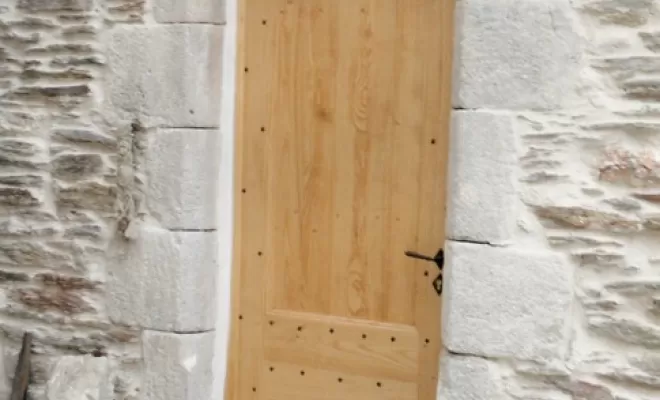 Pose de porte en bois, Les Salles-du-Gardon, ALC MENUISERIES